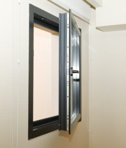 Aluminum doors